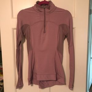 Lightweight Lululemon Purple Quarter Zip Pullover